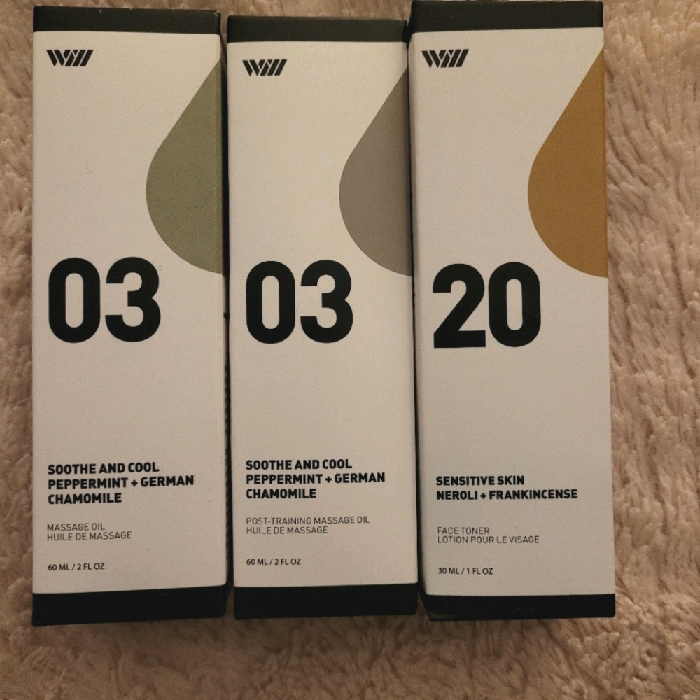 Way of Will massage oil and toner